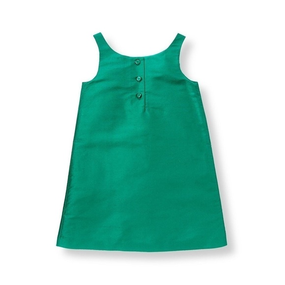 Special Occasion Janie & Jack Silk Ruffle dress - Picture 4 of 4